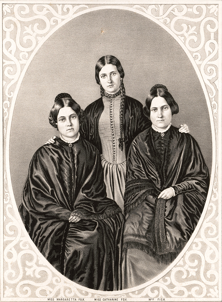 Maggie, Kate, and Leah Fox, founders of Spiritualism. LIBRARY OF CONGRESS