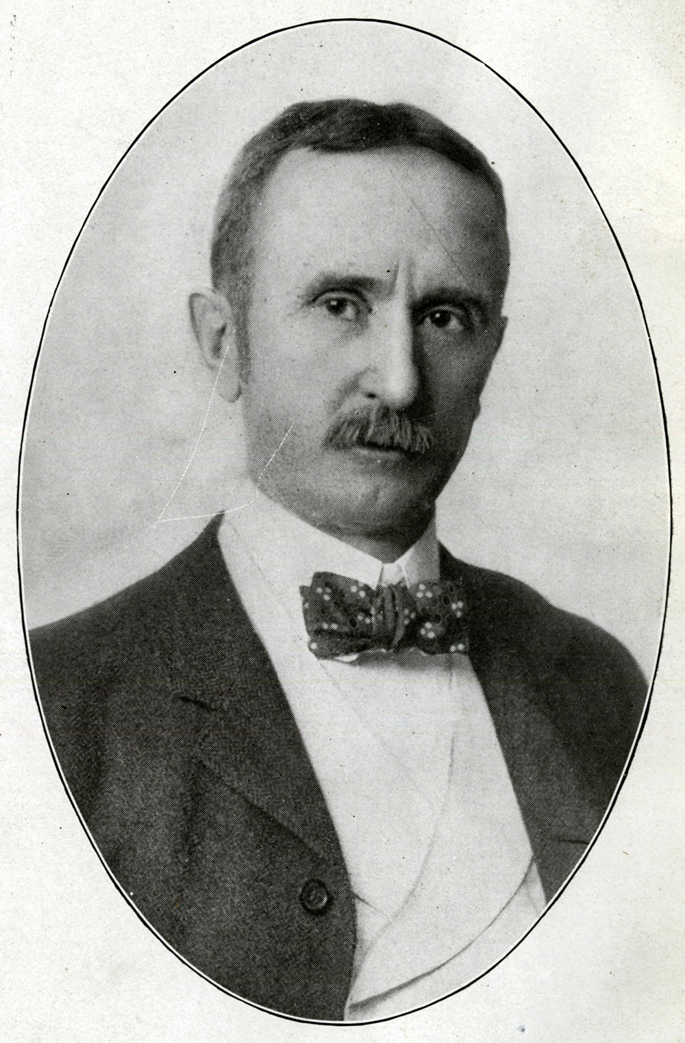 August R. Meyer, first president of the Board of Parks Commissioners.