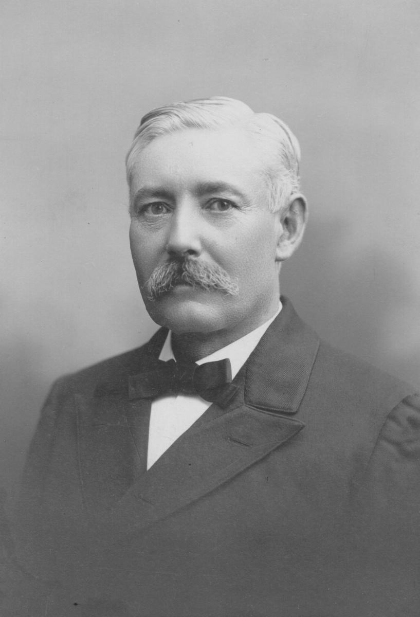 Portrait of Dr. James M. Greenwood, Superintendent of the Kansas City School District, 1874-1913