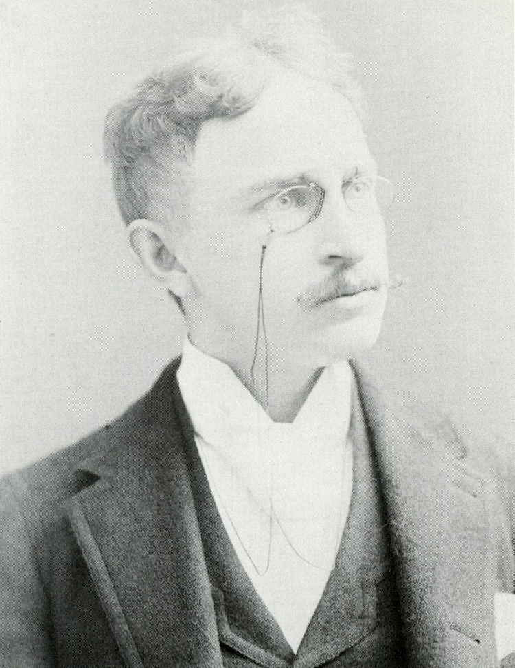 Architect Louis Singleton Curtiss in 1892.