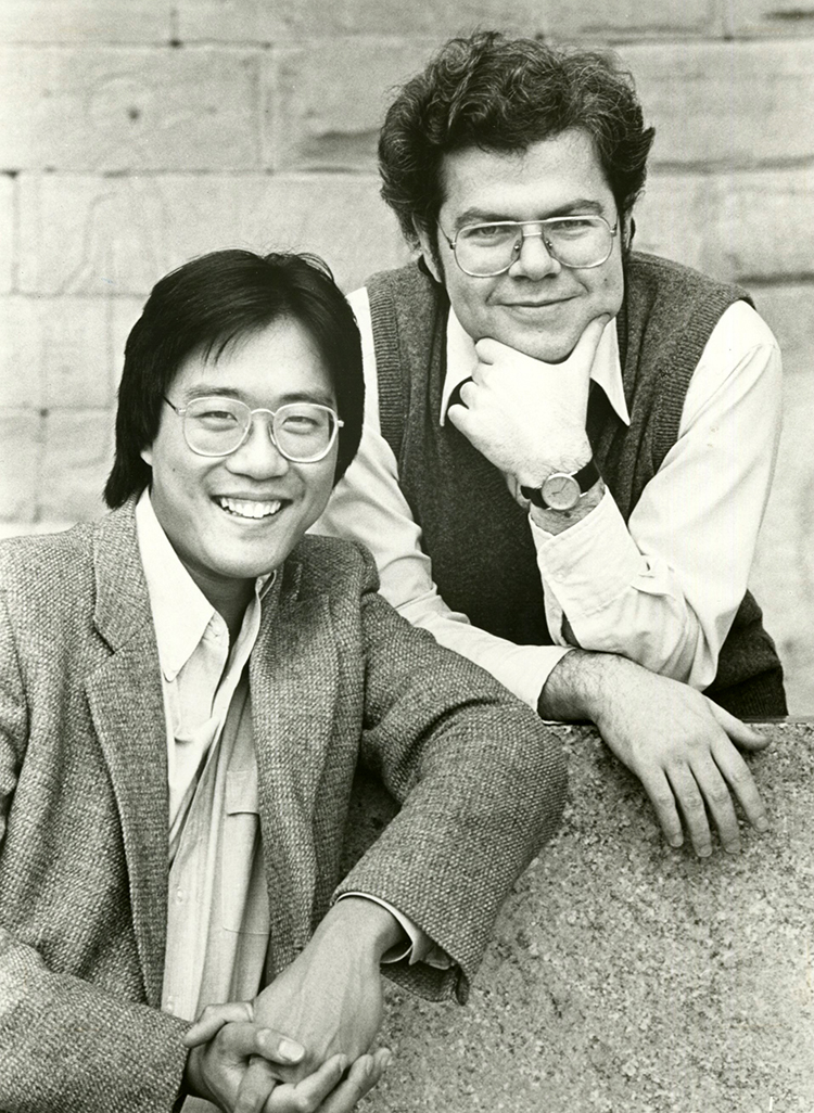 Cellist Yo-Yo Ma and pianist Emanuel Ax, 1984. SC223 Folly Theater Collection.