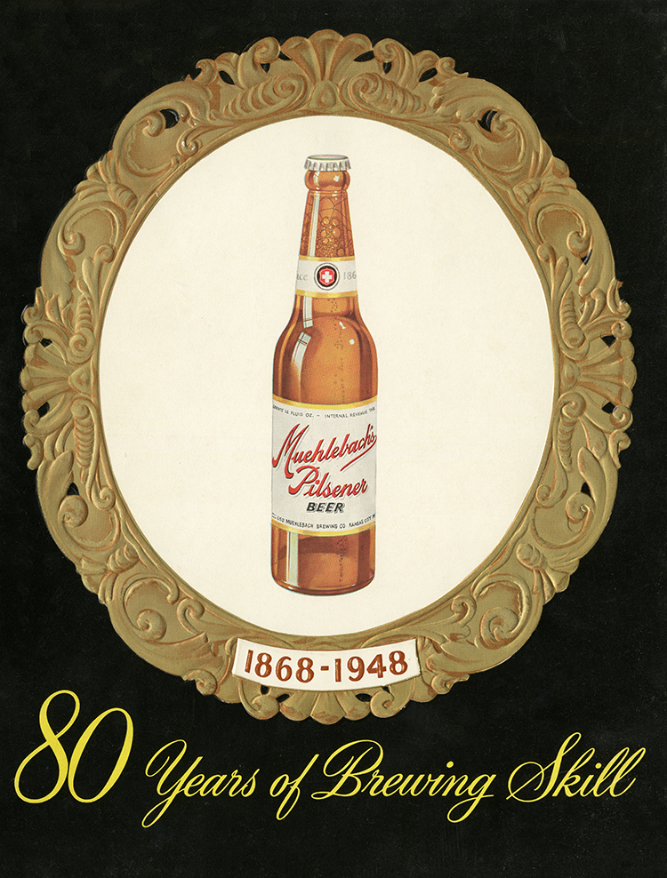 The revived Muehlebach brewery celebrated its 80th anniversary in 1948.