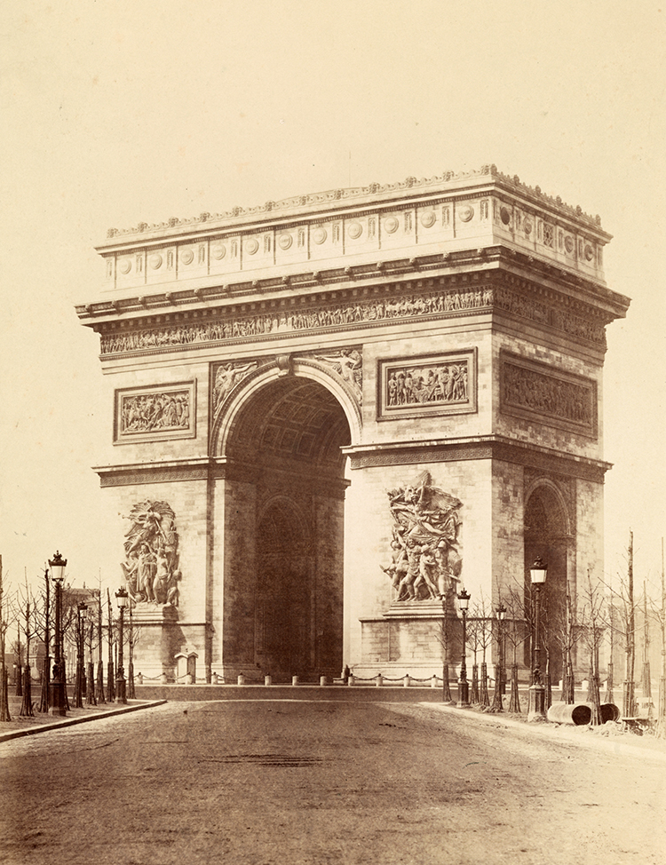 The Arc de Triomphe in Paris. LIBRARY OF CONGRESS