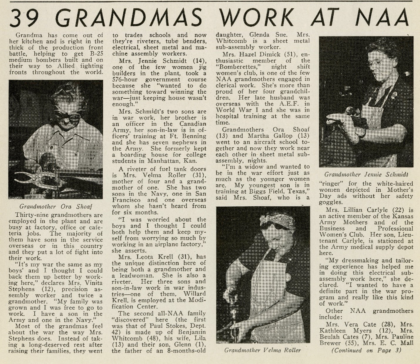 North Ameri-Kansan magazine, November 7, 1942. NORTH AMERICAN AVIATION COLLECTION (SC169)