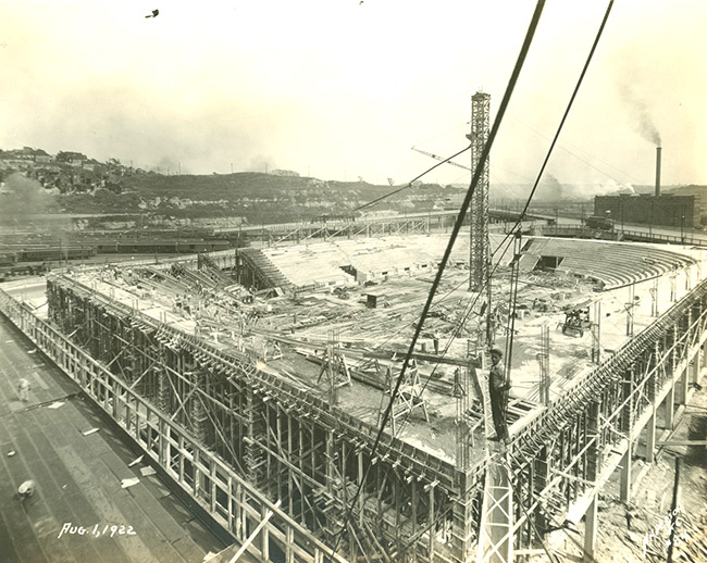 American Royal construction site, 1922