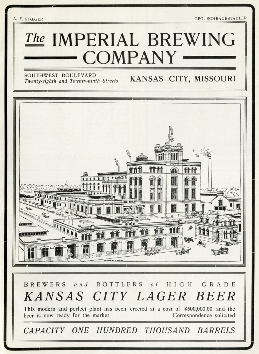 Imperial Brewing Company Advertisement, Kansas City Illustrated, 1902