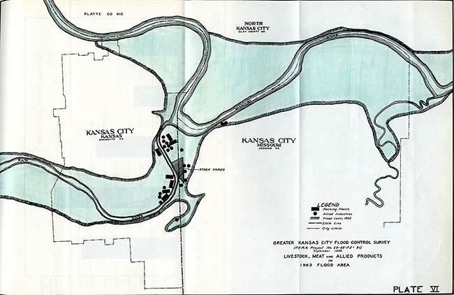 Map of the 1903 Flood Area
