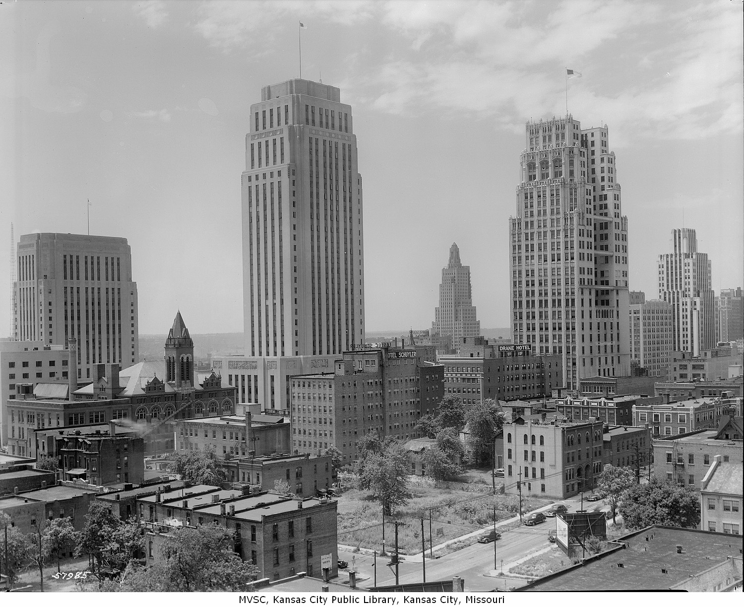 Downtown Kansas City Skyline Kc History