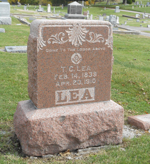 T.C Lea's gravestone