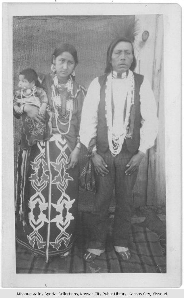 Otoe Indian Family, ca. 1880s. William S. Prettyman