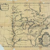 A Map of a Large Country Newly Discovered in the Nothern America