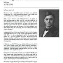 Biography of Henry Lee Jost (1873-1950),  Mayor