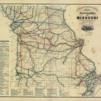 Commissioners Official Railway Map of Missouri