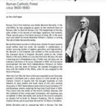 Biography of Father Bernard Donnelly  (circa 1800-1880), Roman Catholic Priest
