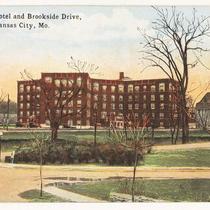 Brookside Hotel and Brookside Drive, Kansas City, Mo.