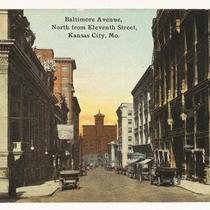 Baltimore Avenue, North from Eleventh Street, Kansas City, Mo.
