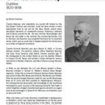 Biography of Charles E. Kearney (1820-1898),  Outfitter