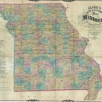 Clark's New Sectional Map of Missouri
