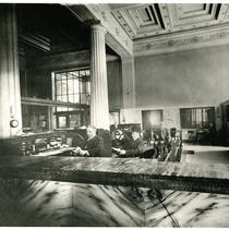 Interior View, First National Bank