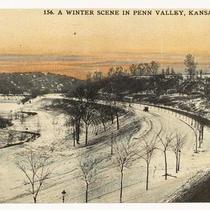 Penn Valley Park, Winter Scene