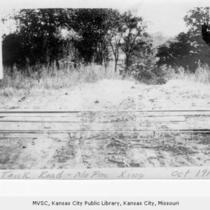 Little Blue Tank Road at the Missouri Pacific Railroad Crossing