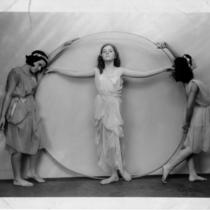 Three Dancers in Costume