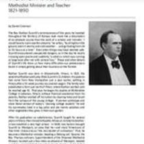Biography of Nathan Scarritt (1821-1890), Methodist Minister and Teacher