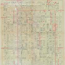 Map of Central Business District, Kansas City, Missouri, The Heart of America