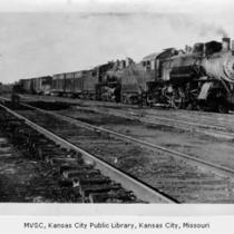 Marceline, Missouri, Railroad Tracks and Train