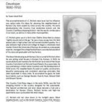 Biography of J. C. Nichols  (1880-1950), Developer