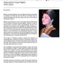 Biography of Rebecca Jaramillo (1939-2005), Advocate for Equal Rights