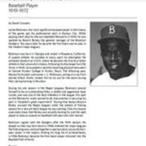 Biography of Jackie Robinson (1919-1972), Baseball Player