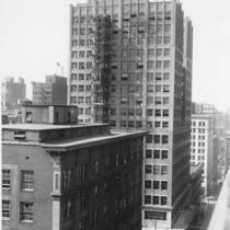 Dierks Building, view during construction