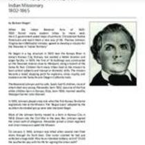 Biography of Thomas Johnson (1802-1865),  Methodist Minister and Missionary
