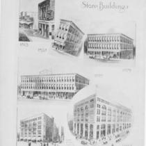 Drawings of Emery, Bird, Thayer Buildings