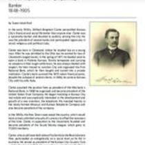 Biography of William B. Clarke (1848-1905), Banker