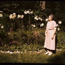 Ada B. Seibel with Regal Lilies