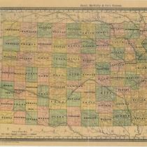 Rand, McNally & Co.'s Indexed County and Township Map of Kansas