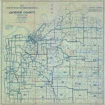 1923 Map of Road Overseer Districts of Jackson County, Missouri