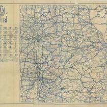 Gallup's Official Auto Route and Highway Map of Missouri
