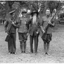Four Veterans in Uniform