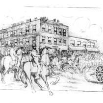 Battle of Westport Drawing