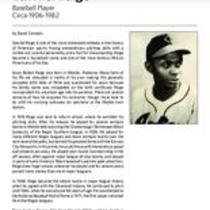 Biography of Satchel Paige (Circa 1906-1982), Baseball Player
