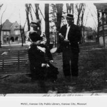 Fort Madison, Iowa, Man and Women in Park
