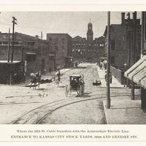 Entrance to Kansas City Stock Yards, 16th and Genesee Streets