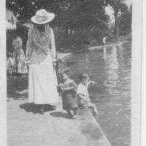 The Grove, Wading Pool With Women and Children
