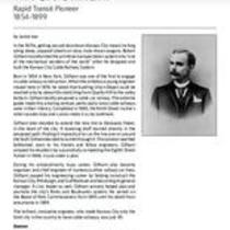 Biography of Robert Gillham (1854-1899), Rapid Transit Pioneer