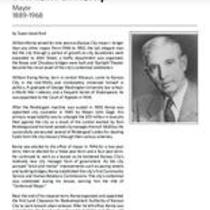Biography of William E. Kemp (1889-1968), Mayor