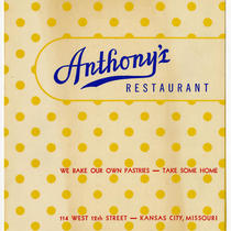 Anthony's Restaurant Menu