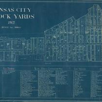 Map of the Kansas City Stock Yards